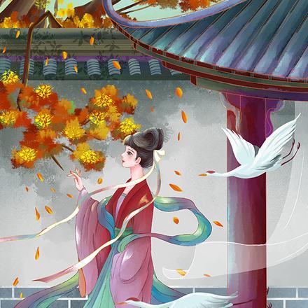 云中谁寄锦书来